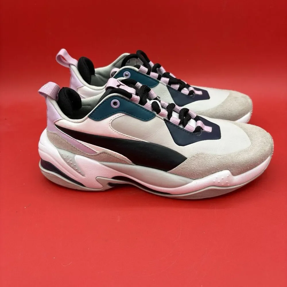 Puma Woman's Thunder Rive Droite deep Lagoon/Orchid Bloom Sneakers Size 7.5